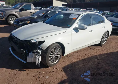 2018 Infiniti Q50 3.0T Luxe from USA, damaged, VIN JN1EV7AP7JM352520